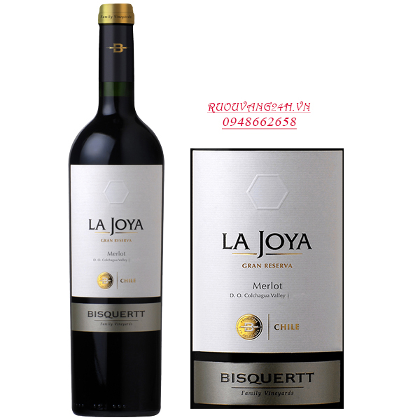 Rượu Vang Bisquertt La Joya Gran Reserva Merlot