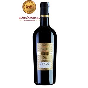Rượu Vang 66 Paolo E Carlo Primitivo Di Manduria Riserva