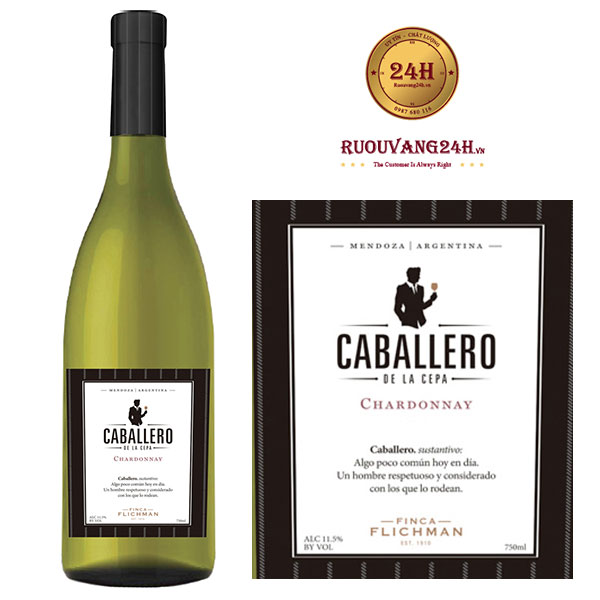 Rượu Vang Caballero de la Cepa Chardonnay