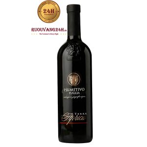 Rượu vang Aprica Negroamaro Primitivo Puglia Terra
