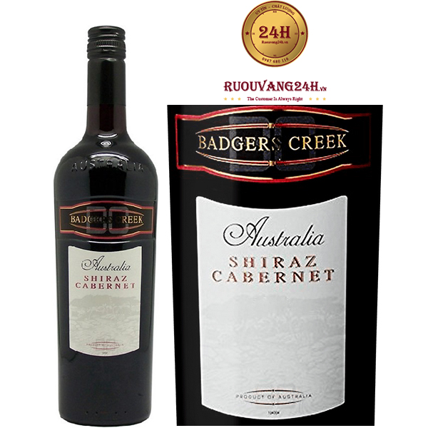 Rượu vang Badgers Creek Shiraz Cabernet Sauvignon