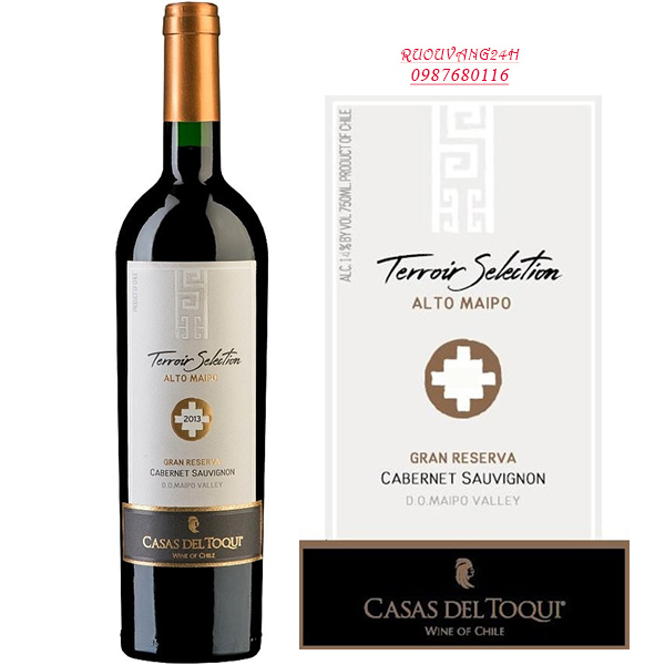 Rượu Vang Casas Del Toqui Gran Reserva Cabernet Sauvignon