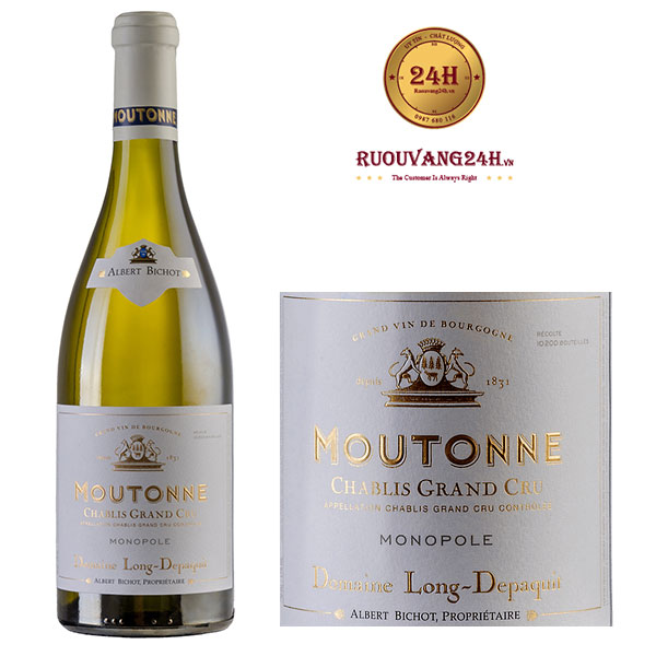 Rượu vang Chablis Grand Cru “Moutonne” Monopole