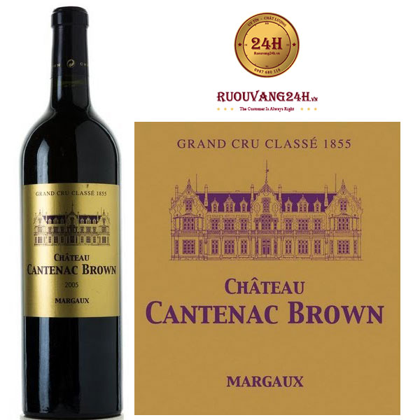 Rượu vang Chateau Cantenac Brown