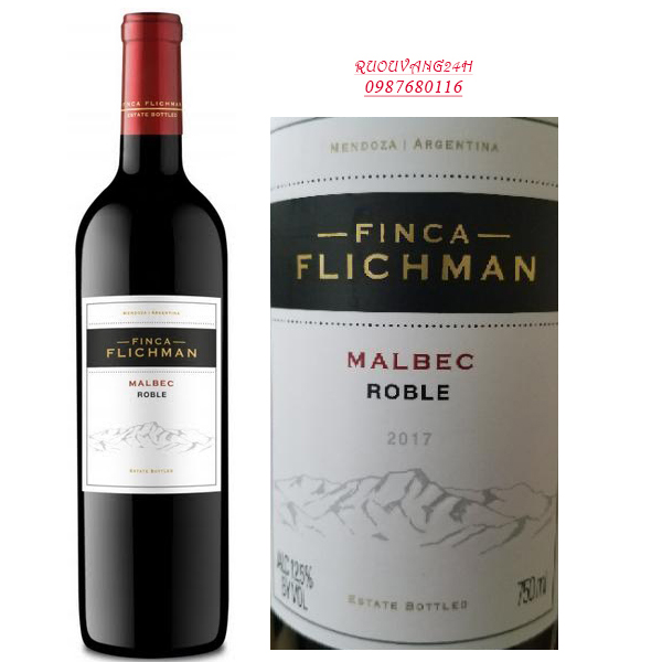 Rượu vang Finca Fichman Roble Malbec