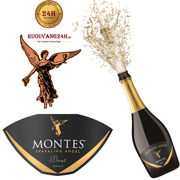 Rượu vang Montes Sparkling Angel