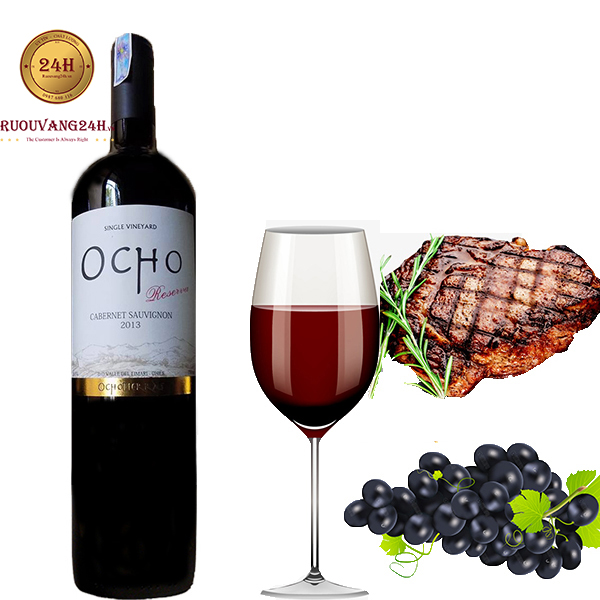 Rượu vang OCHO Reserva Cabernet Sauvignon