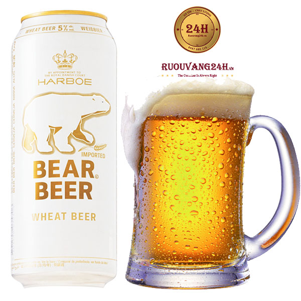Bia Gấu Đức Bear Beer Wheat 5 Độ
