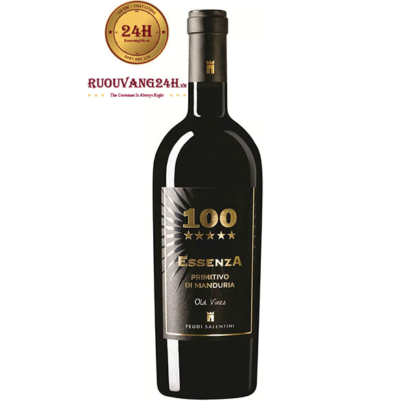 Rượu Vang 100 ESSENZA Primitivo