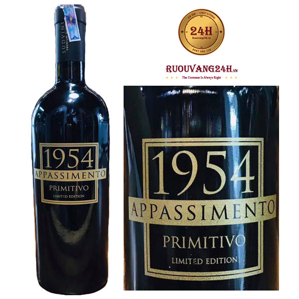 Rượu Vang 1954 Appassimento Primitivo