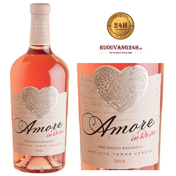 Rượu Vang Amore In Rosa Vino Rosato Biologico