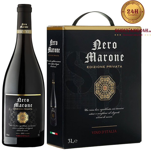 Rượu Vang Bịch Ý Nero Marone Edizione Privata