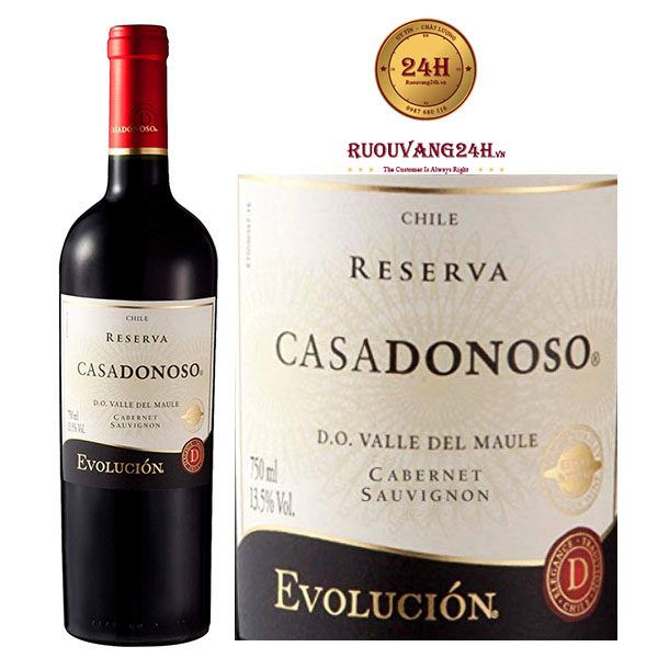 Rượu Vang Casadonoso Reserva - Cabernet Sauvignon