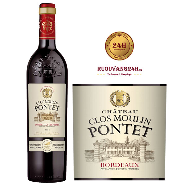Rượu Vang Chateau Clos Moulin Pontet