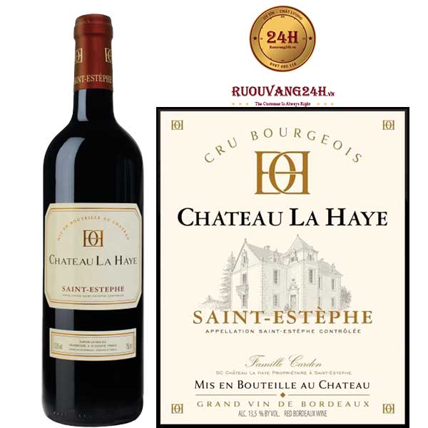 Rượu Vang Chateau La Haye Saint - Estephe