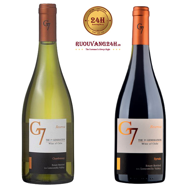 Rượu Vang G7 Reserva Chardonnay