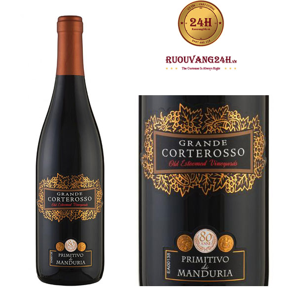Rượu Vang Grande Corterosso Primitivo Di Manduria