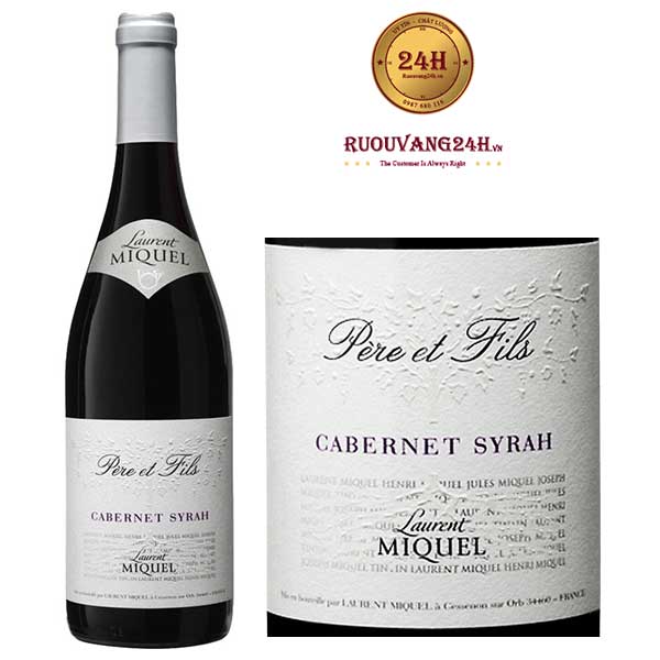 Rượu Vang Laurent Miquel Pere Et Fils Cabernet Syrah