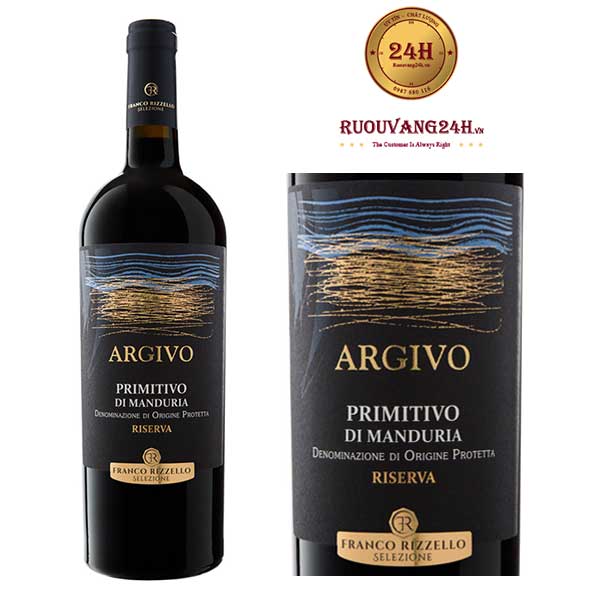 Rượu Vang ARGIVO Riserva Primitivo Di Manduria
