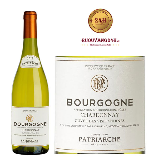 Rượu Vang Patriarche Bourgogne Chardonnay