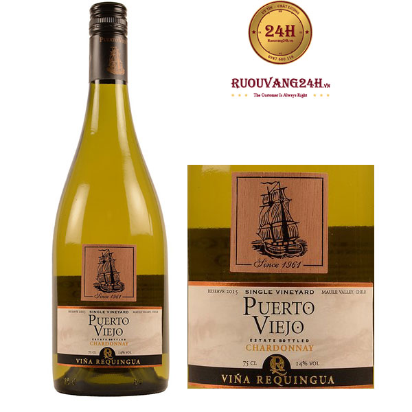 Rượu Vang Puerto Reserve Chardonnay