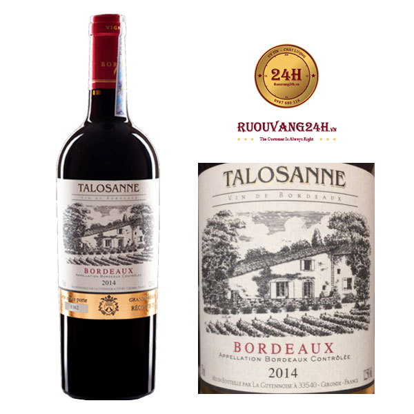 Rượu Vang Talosanne Bordeaux