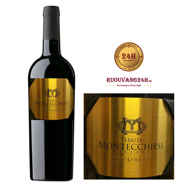 Rượu Vang Tenuta Montecchiesi 23k Gold Selection