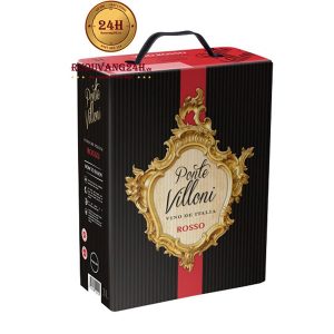 Rượu vang Bịch Ponte Villoni Rosso 3L