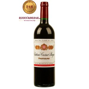 Rượu vang Chateau Croizet Bages Grand Cru Classe En 1855