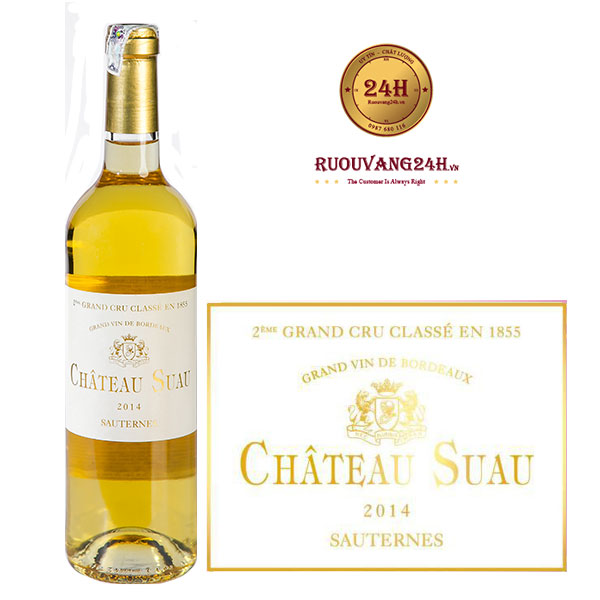 Rượu vang Chateau Suau Sauternes Grand Cru Classé