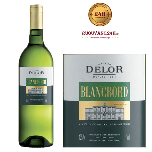 Rượu vang Delor Bordeaux Blanc