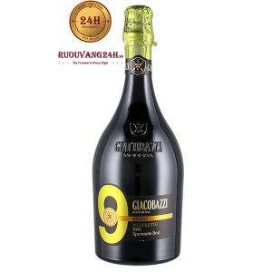 Rượu vang Giacobazzi 9 Pignoletto Brut