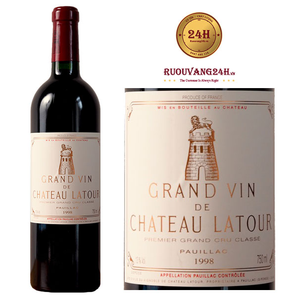 Rượu vang Grand Vin de Chateau Latour 1998