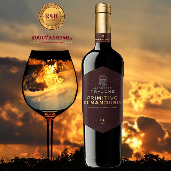 Rượu vang Masseria Trajone Primitivo di Manduria
