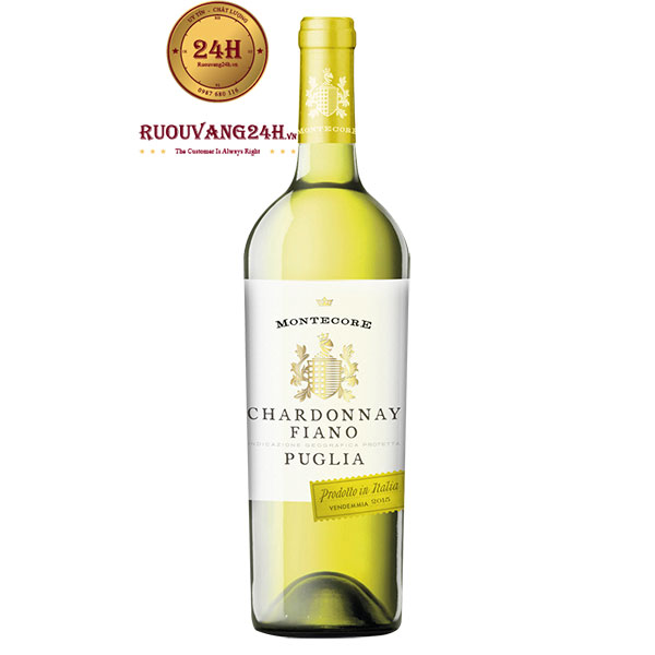 Rượu vang Montecore Chardonnay-Fiano I.G.P
