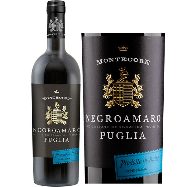 Rượu vang Montecore Negroamaro I.G.P