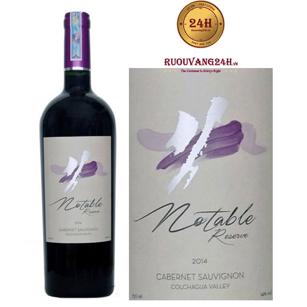 Rượu vang Notable Reserve Cabernet Sauvignon