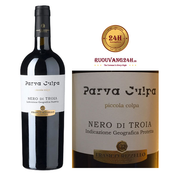 Rượu vang Parva Culpa Nero Di Troia Puglia