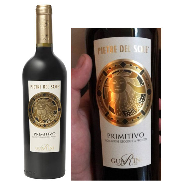 Rượu vang Pietre Del Sole Primitivo Conique Pietre Puglia IGT