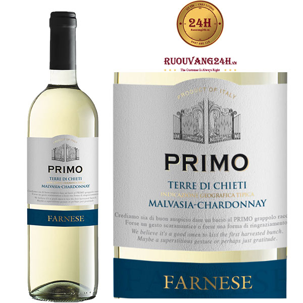 Rượu vang Primo Malvasia Chardonnay