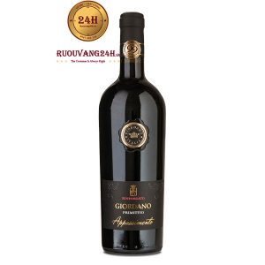 Rượu vang Rinforzato Giordano Appassimento Primitivo