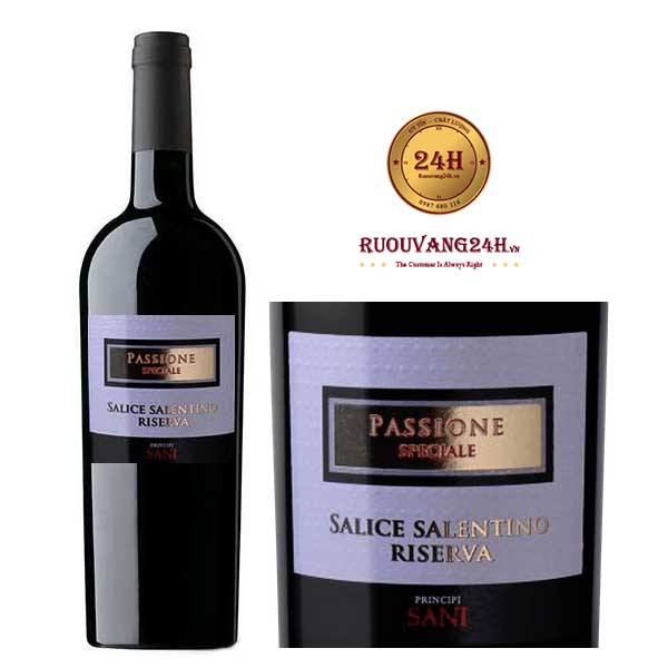 Rượu vang Sani Passione Speciale Riserva Salice Salentino