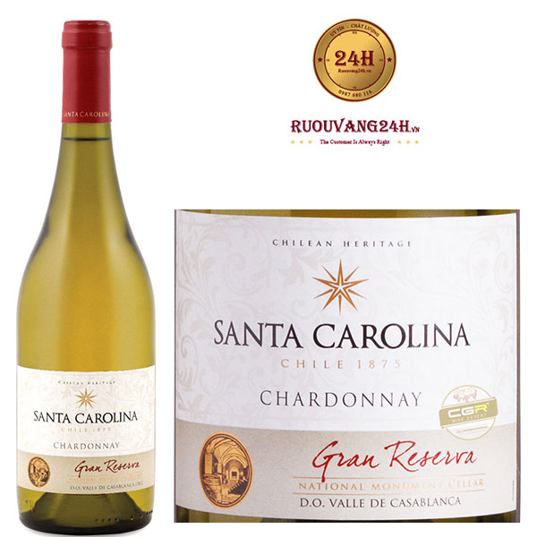 Rượu vang Santa Carolina Gran Reserva Chardonnay