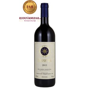 Rượu vang Sassicaia Bolgheri D.O.C 2013