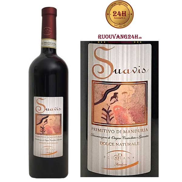 Rượu vang Suavis Primitivo Di Manduria