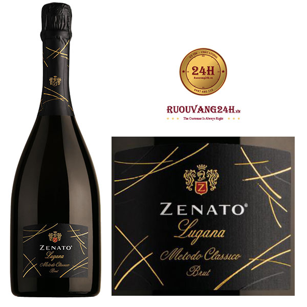 Rượu vang Zenato Lugana Brut