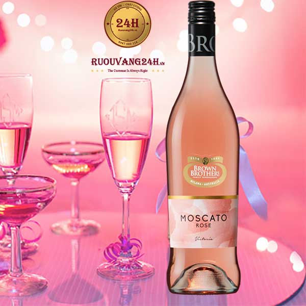 Rượu Vang Brown Brothers Moscato Rose - Rượu Vang 24H