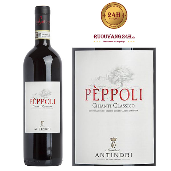 Rượu Vang Antinori Peppoli Estate Chianti Classico DOCG Riserva