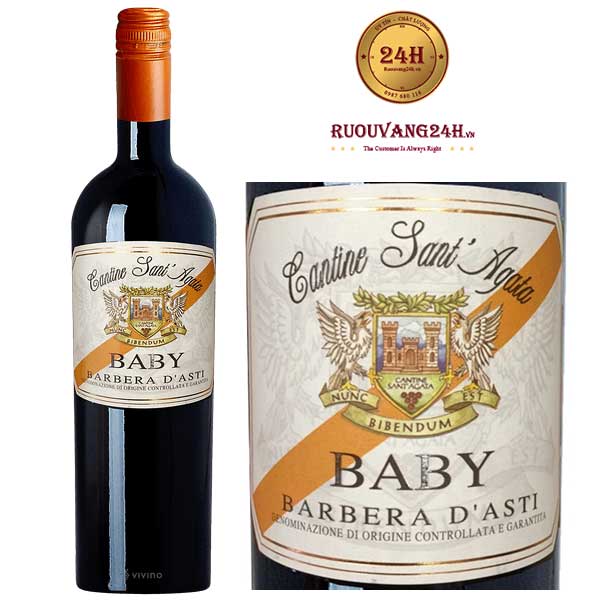 Rượu Vang Baby Barbera D’asti