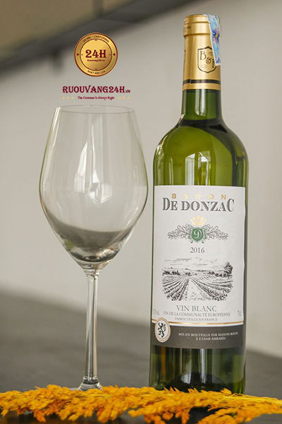 Rượu Vang Baron De Donzac Vin Blanc